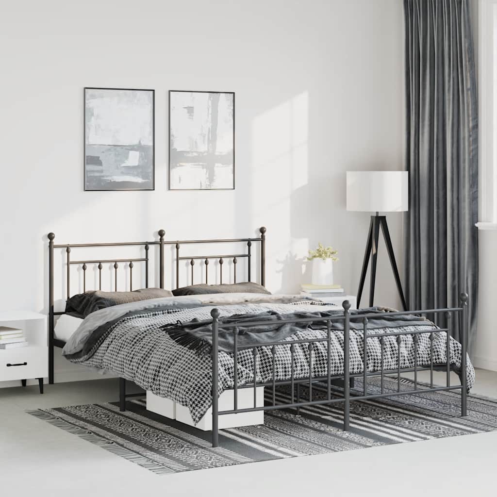 Metal Bed Frame Without Mattress 100X200Cm