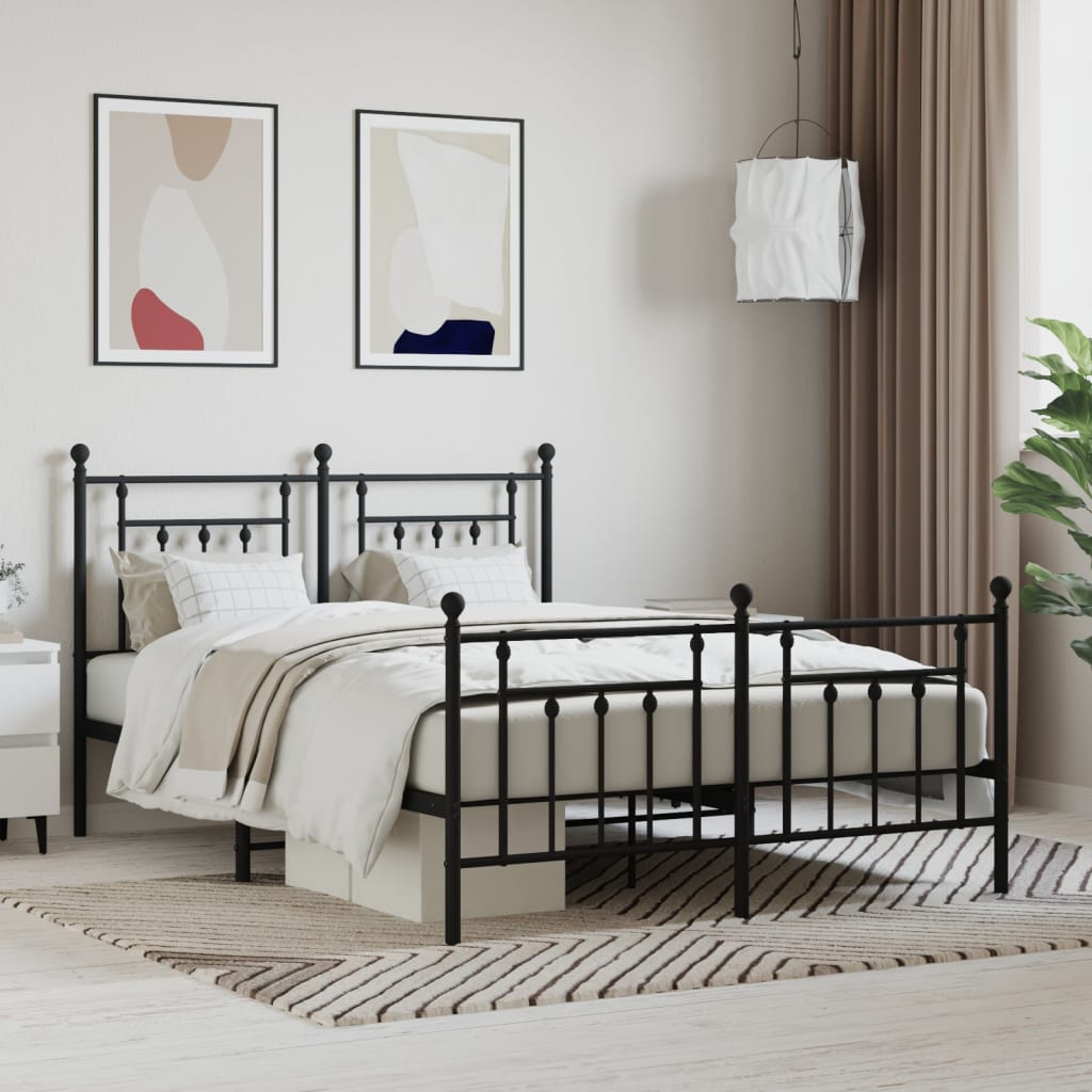Metal Bed Frame Without Mattress 100X200Cm