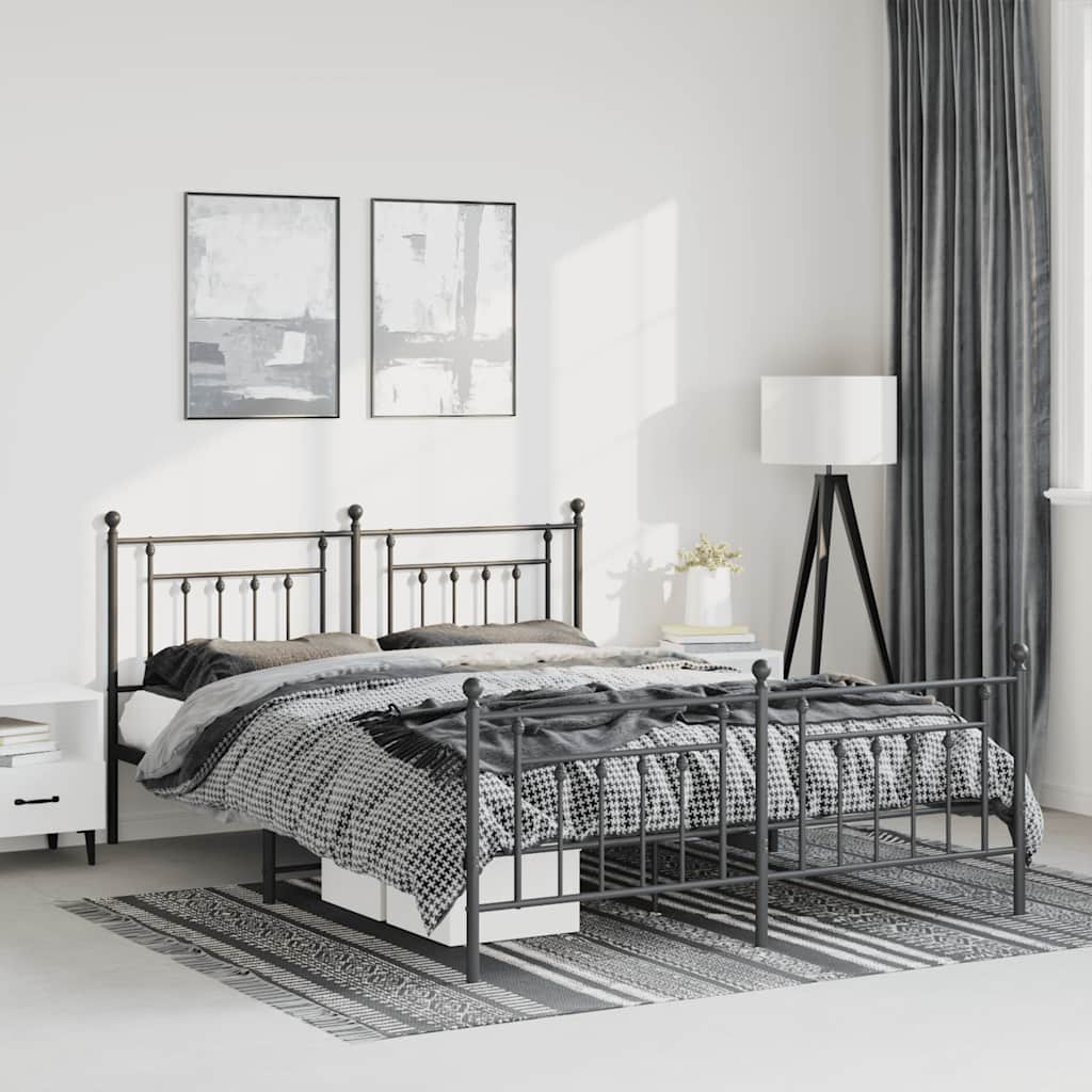 Metal Bed Frame Without Mattress 100X200Cm