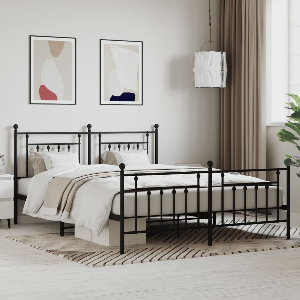 Metal Bed Frame Without Mattress 100X200Cm