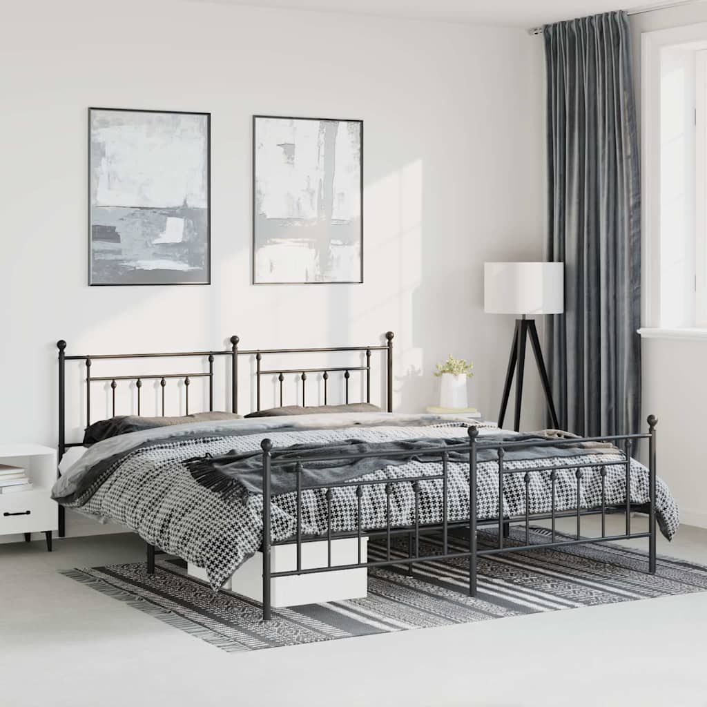 Metal Bed Frame Without Mattress 100X200Cm