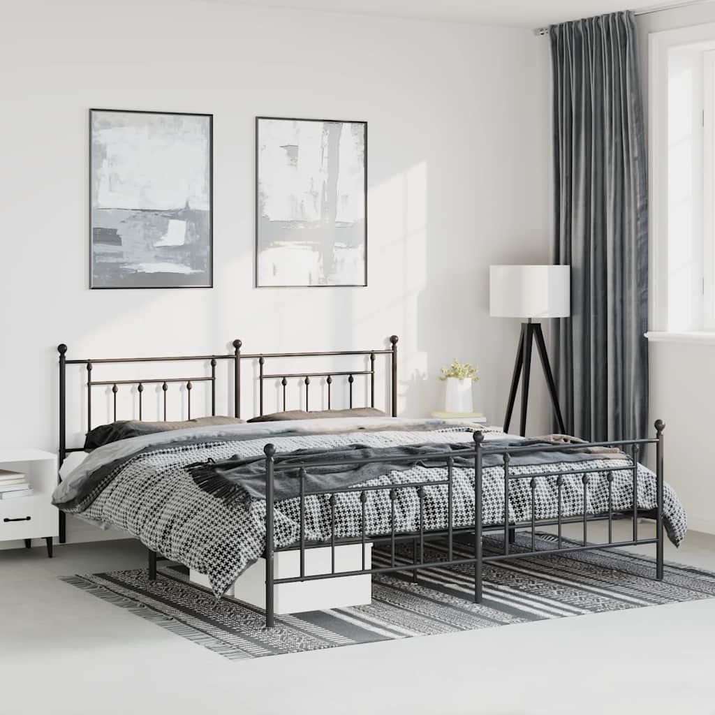 Metal Bed Frame Without Mattress 100X200Cm