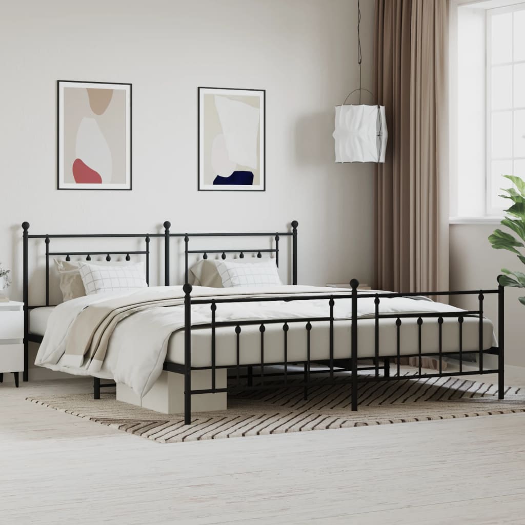 Metal Bed Frame Without Mattress 100X200Cm