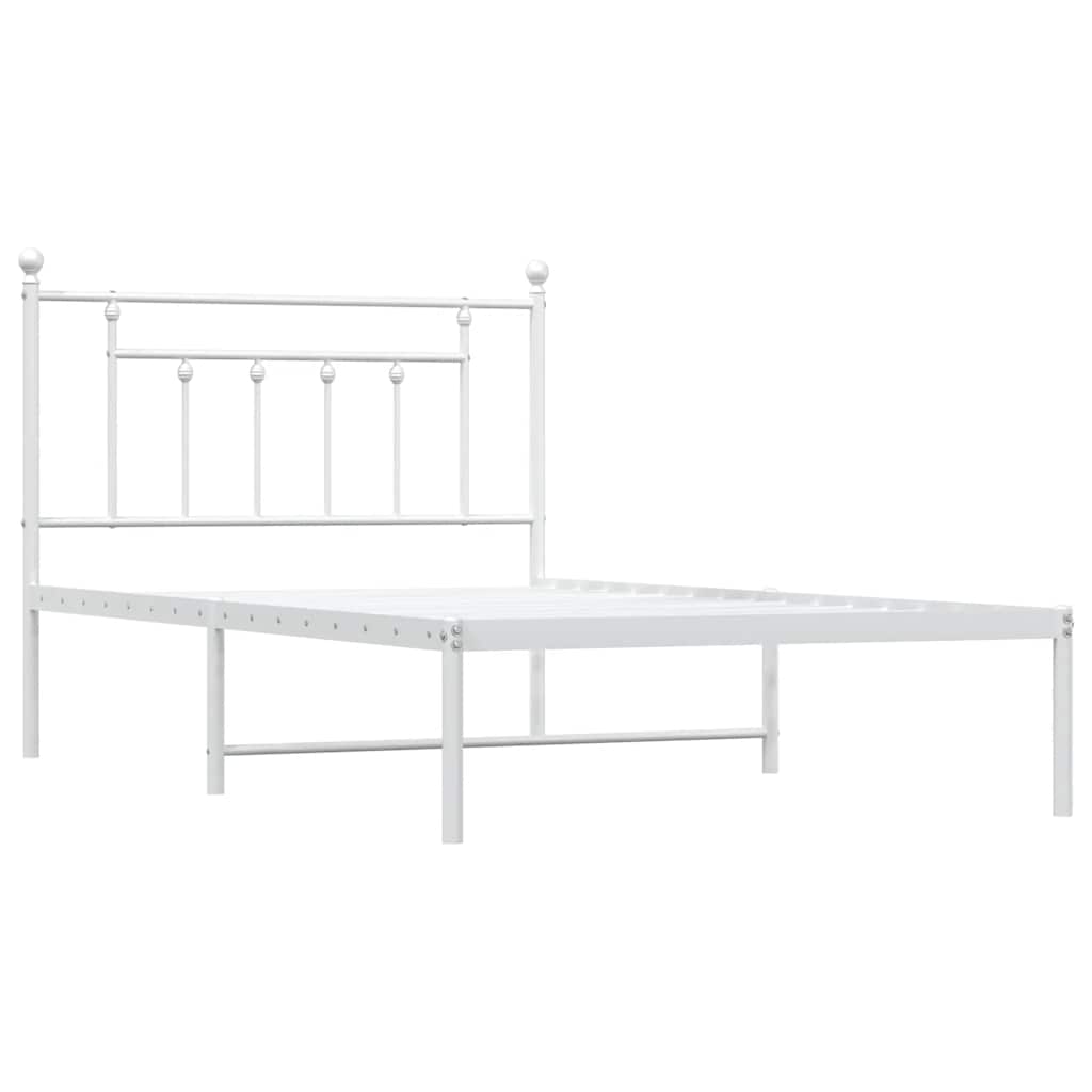 Metal Bed Frame Without Mattress 100X200Cm