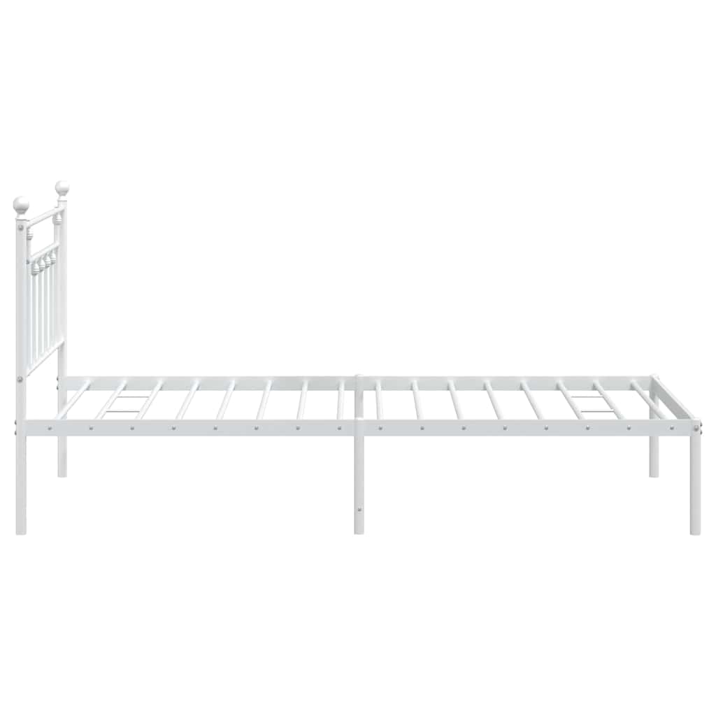 Metal Bed Frame Without Mattress 100X200Cm