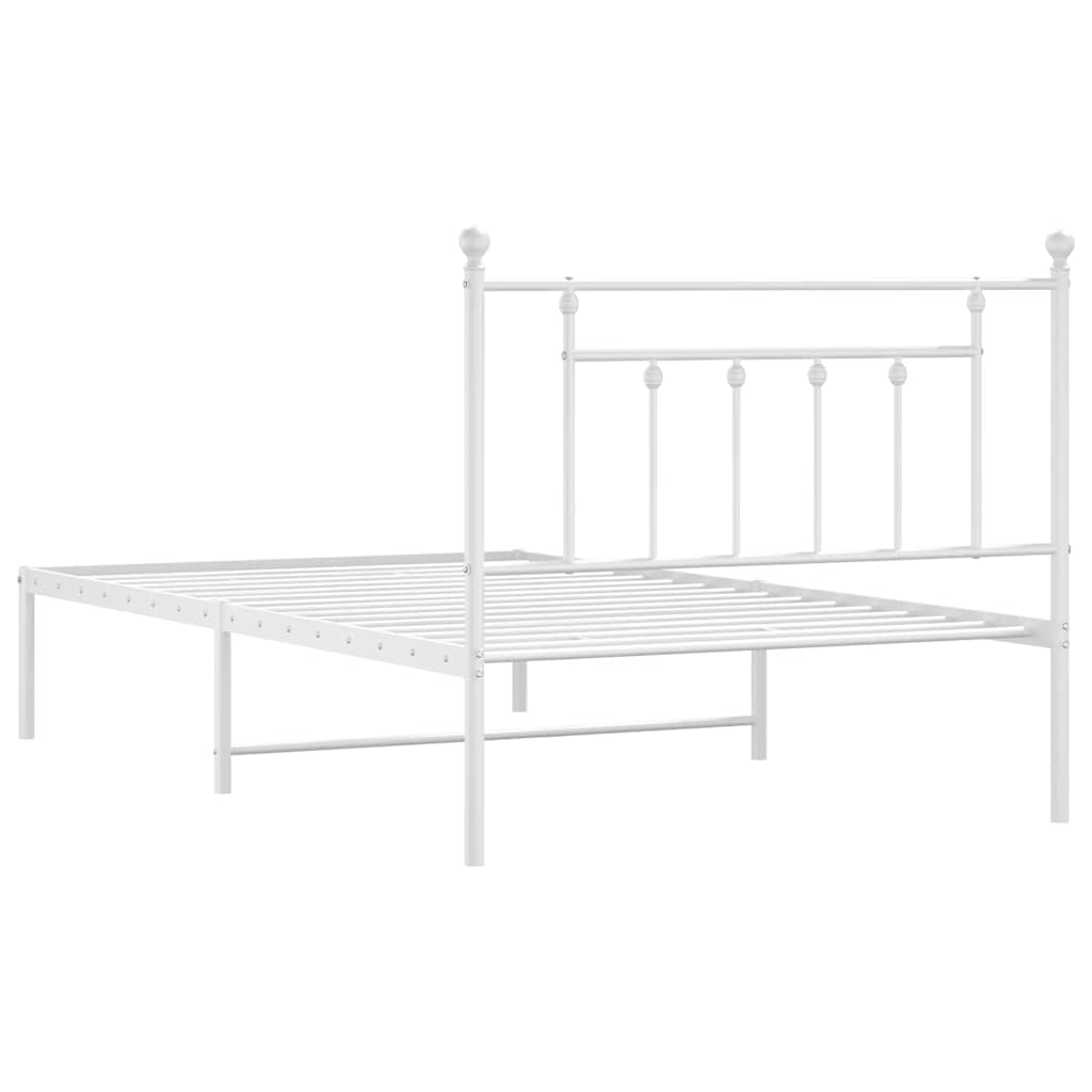Metal Bed Frame Without Mattress 100X200Cm