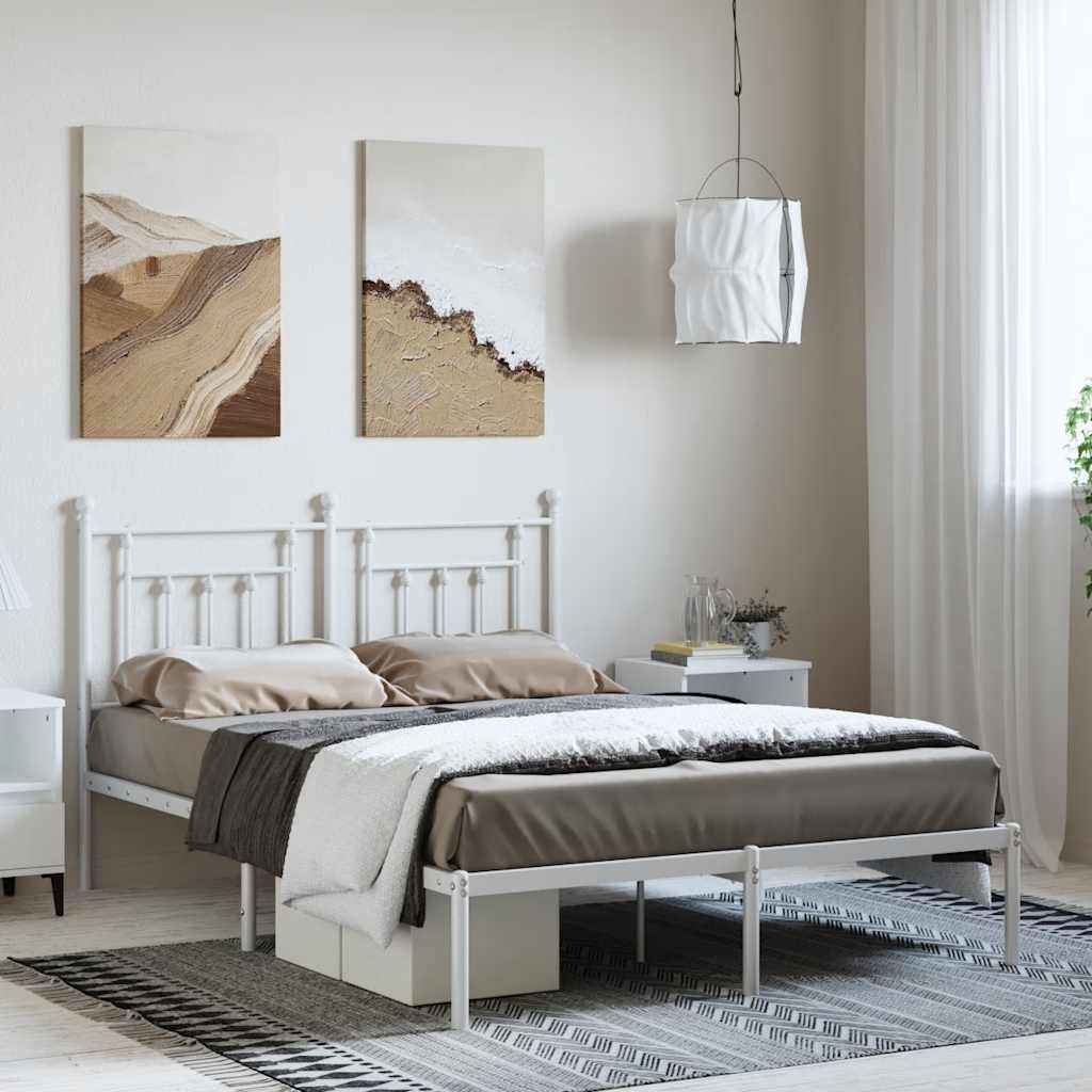 Metal Bed Frame Without Mattress 100X200Cm