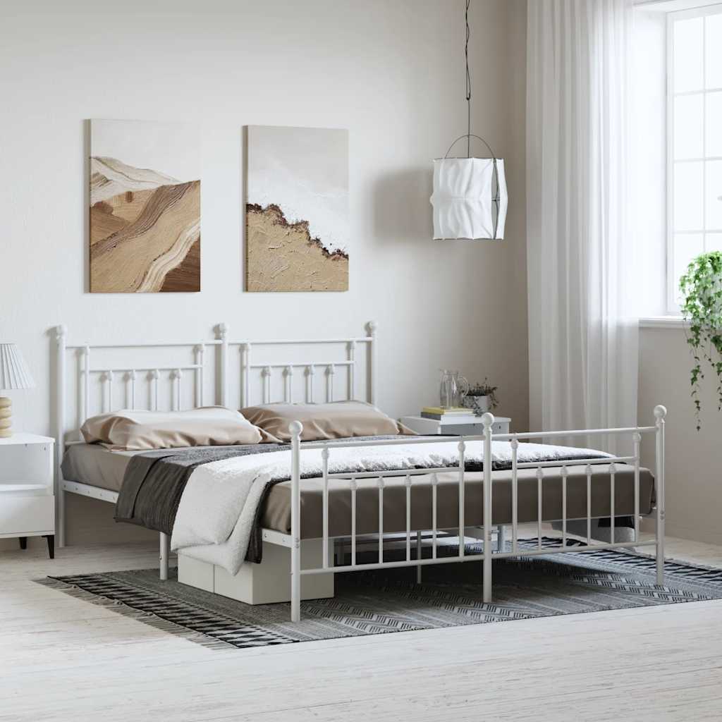 Metal Bed Frame Without Mattress 100X200Cm
