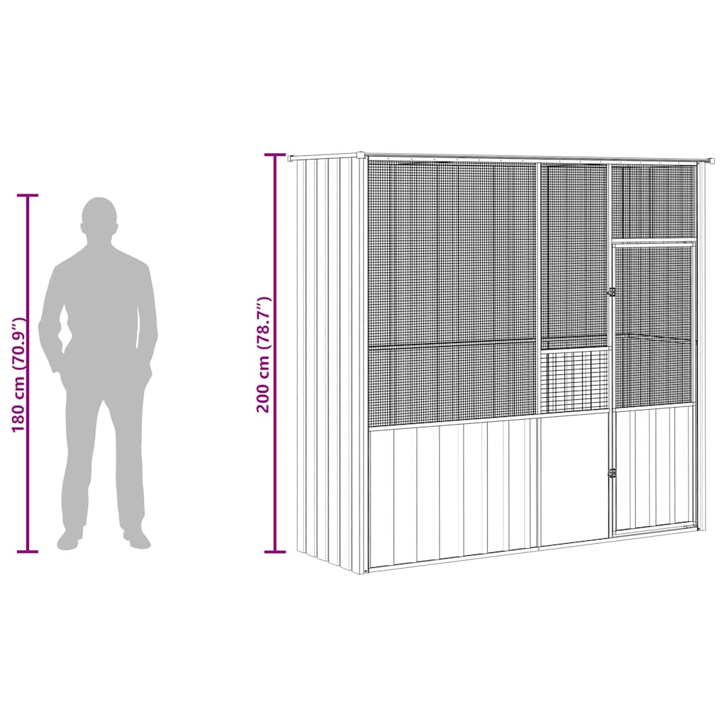Bird Cage Galvanised Steel