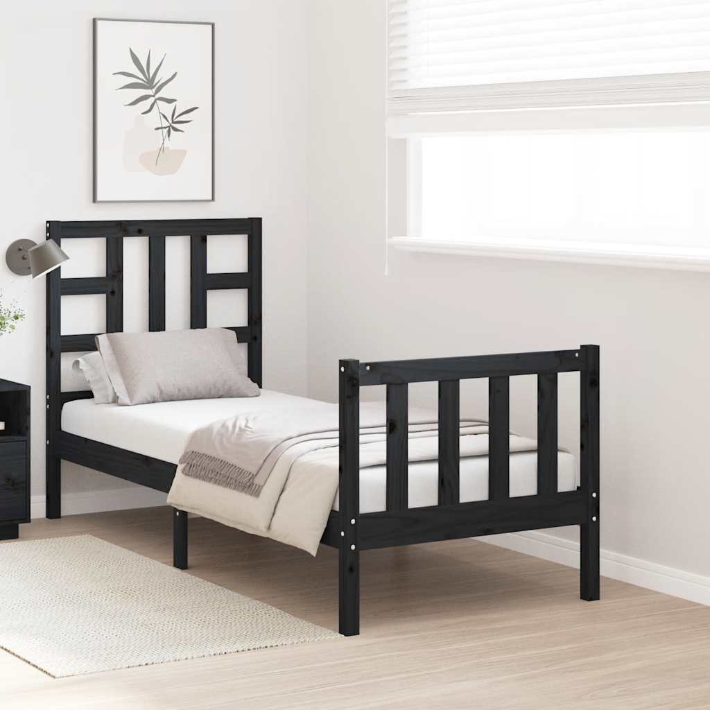 Bed Frame Without Mattress Small Single Solid Wood Pine