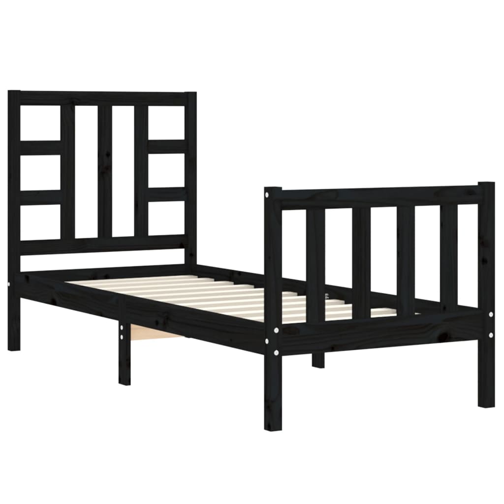 Bed Frame Without Mattress Small Single Solid Wood Pine