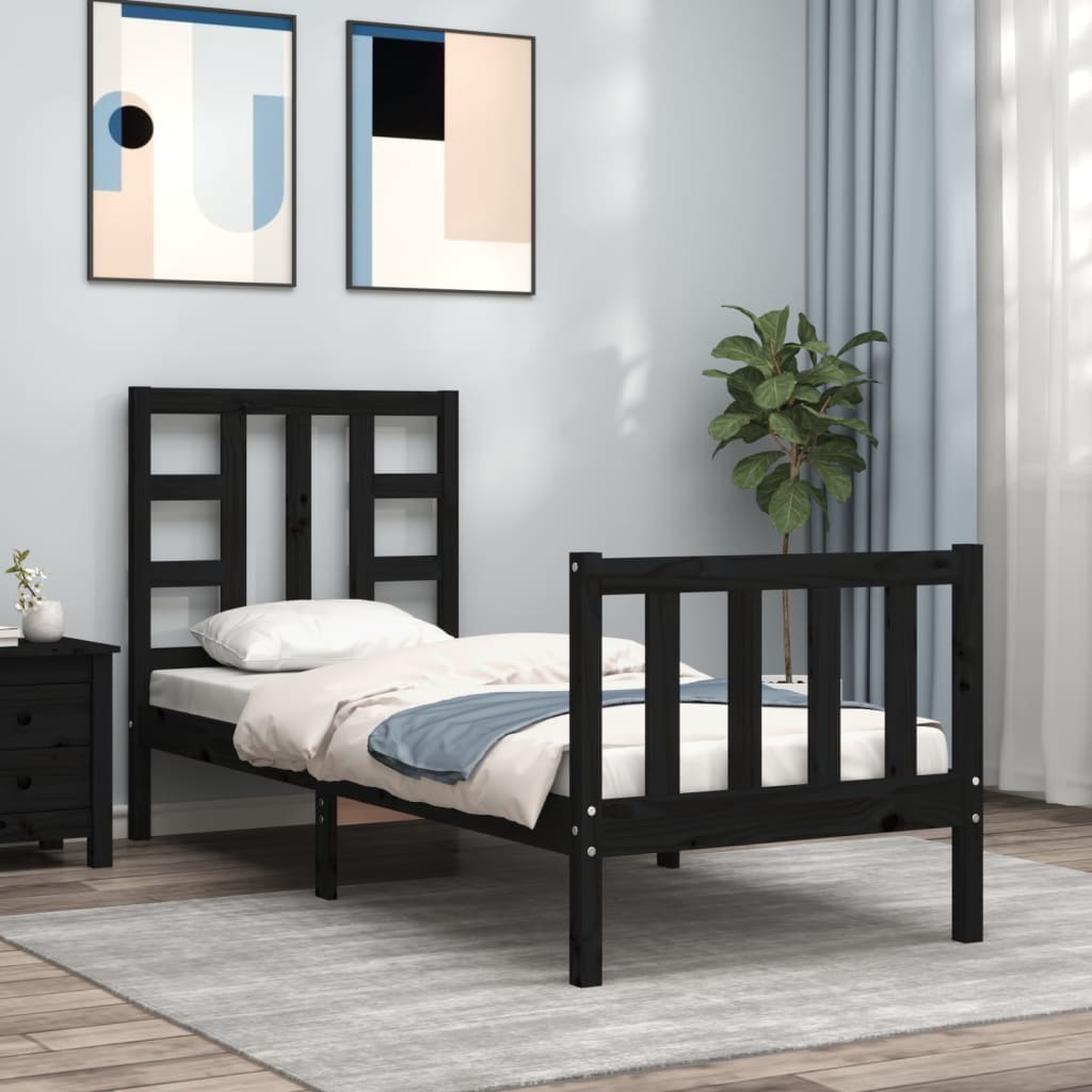 Bed Frame Without Mattress Small Single Solid Wood Pine