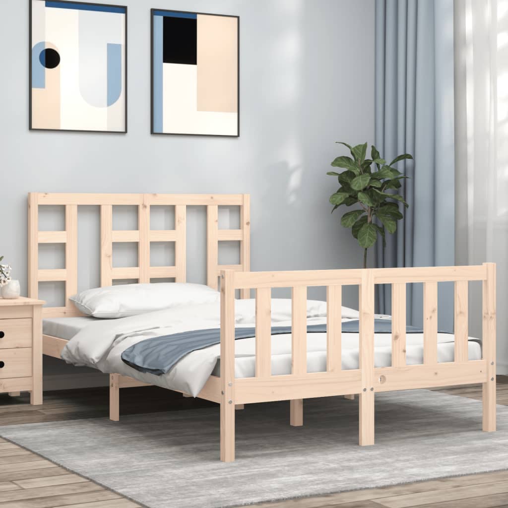 Bed Frame Without Mattress Small Single Solid Wood Pine