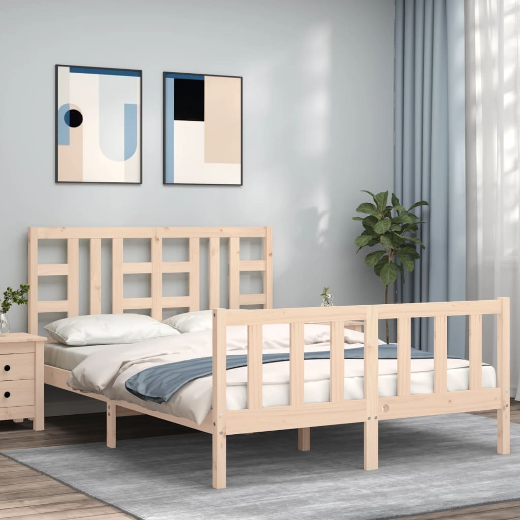 Bed Frame Without Mattress Small Single Solid Wood Pine