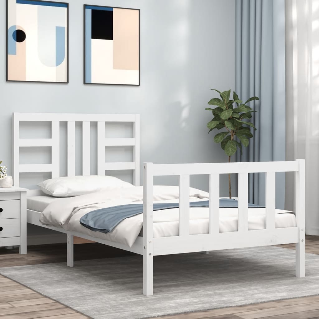 Bed Frame Without Mattress Small Single Solid Wood Pine