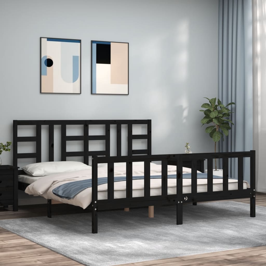 Bed Frame Without Mattress Small Single Solid Wood Pine