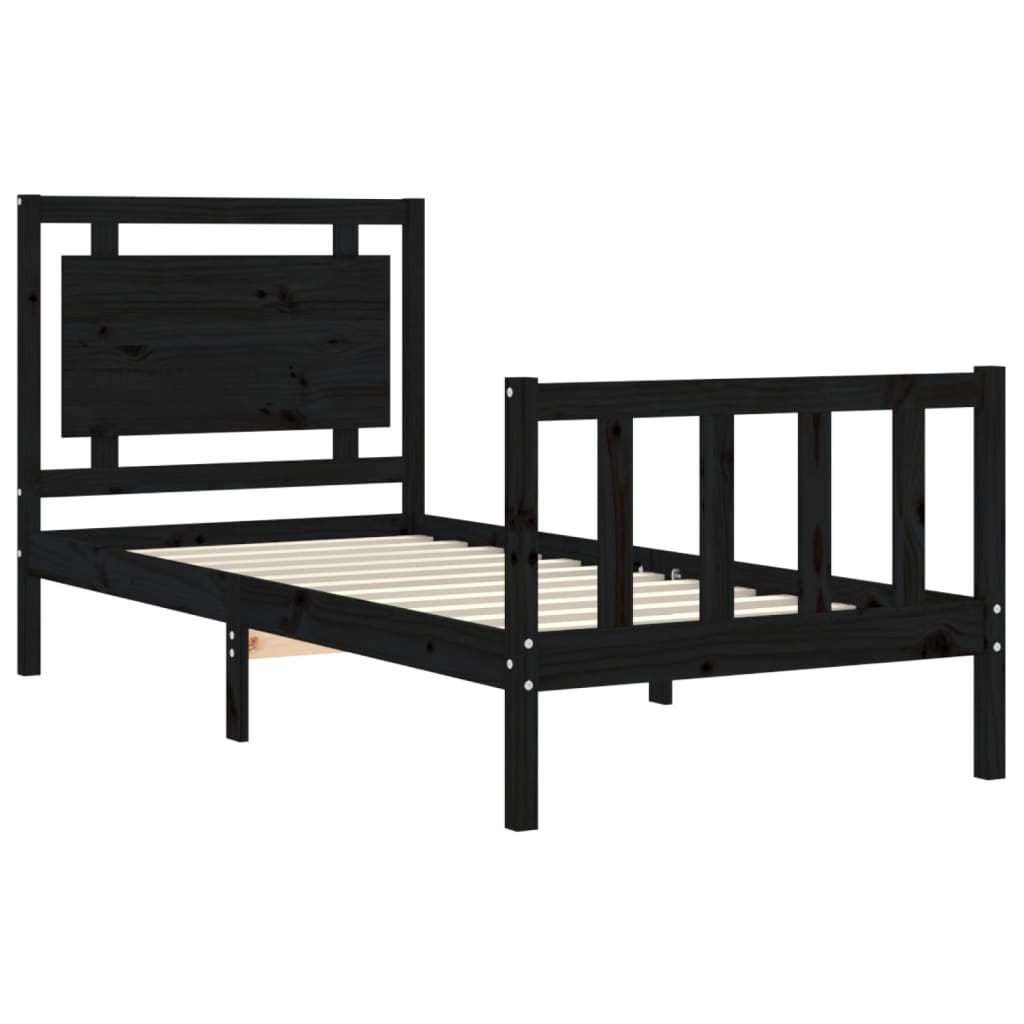 Bed Frame Without Mattress Small Single Solid Wood Pine