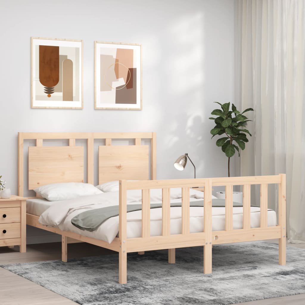 Bed Frame Without Mattress Small Single Solid Wood Pine