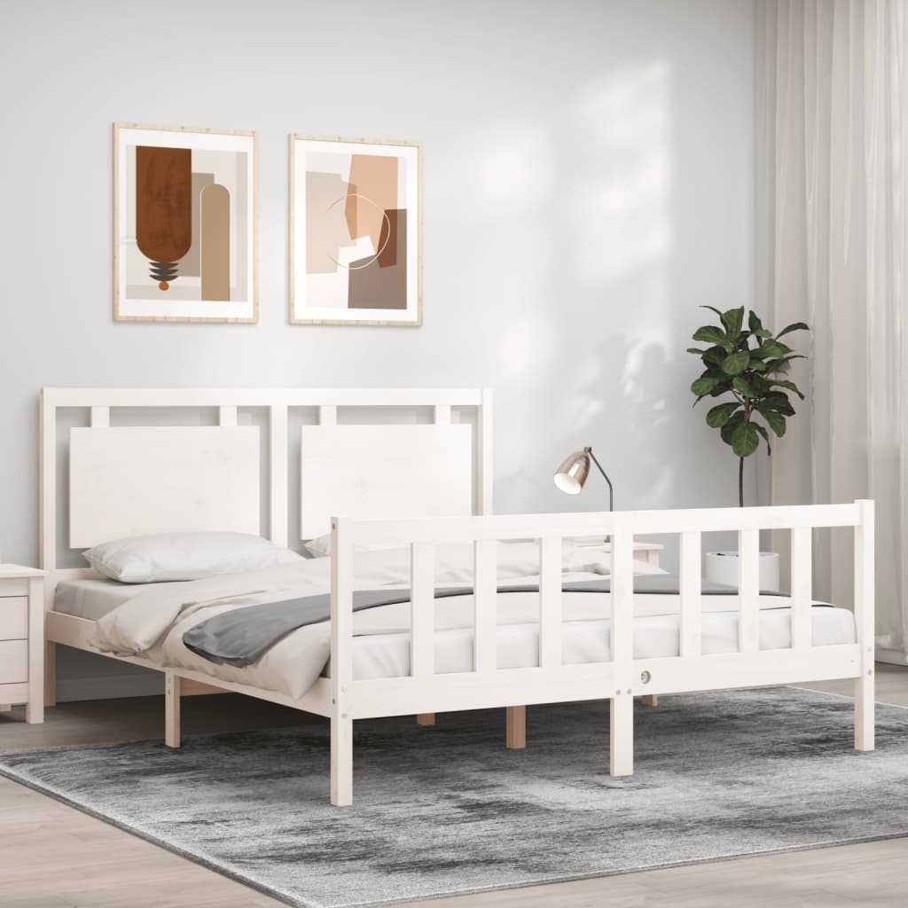 Bed Frame Without Mattress Small Single Solid Wood Pine