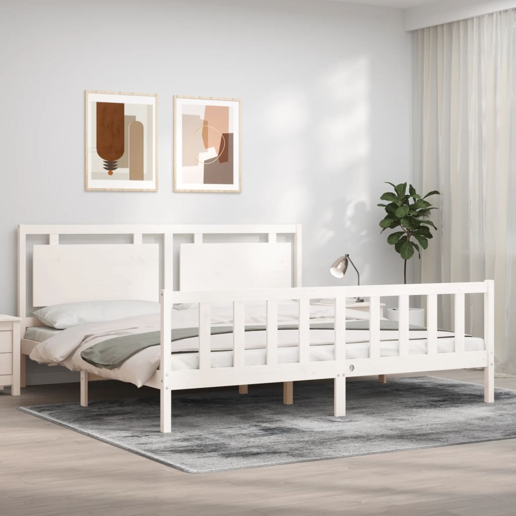 Bed Frame Without Mattress Small Single Solid Wood Pine