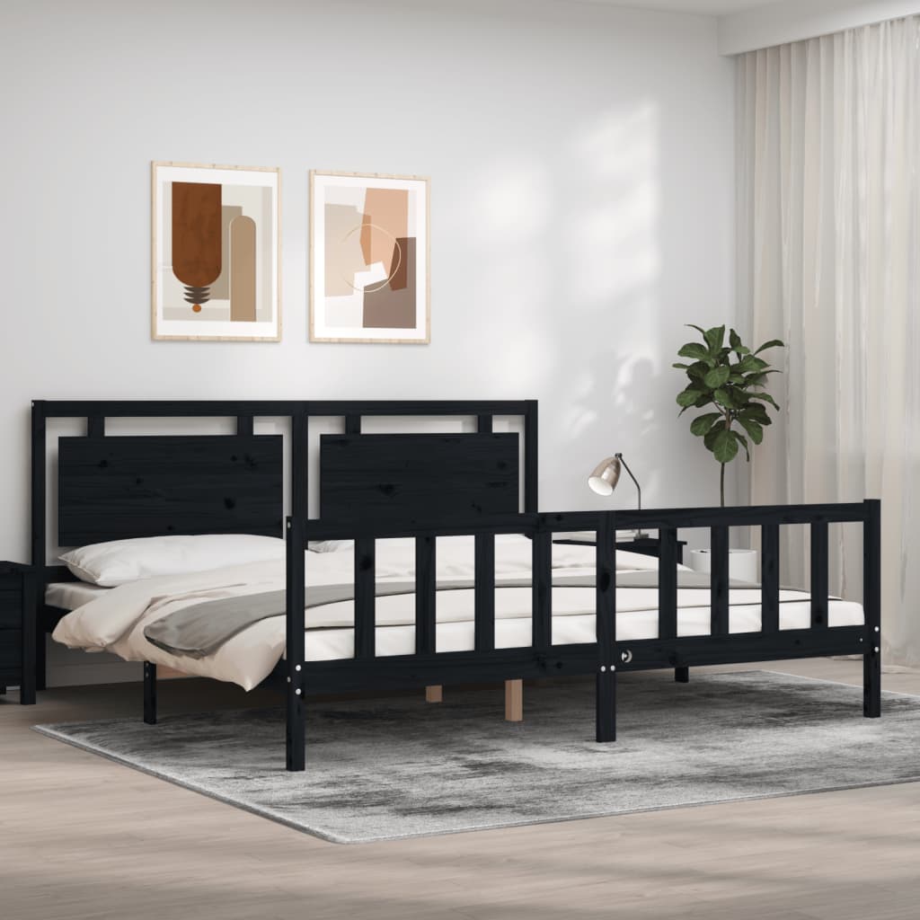 Bed Frame Without Mattress Small Single Solid Wood Pine