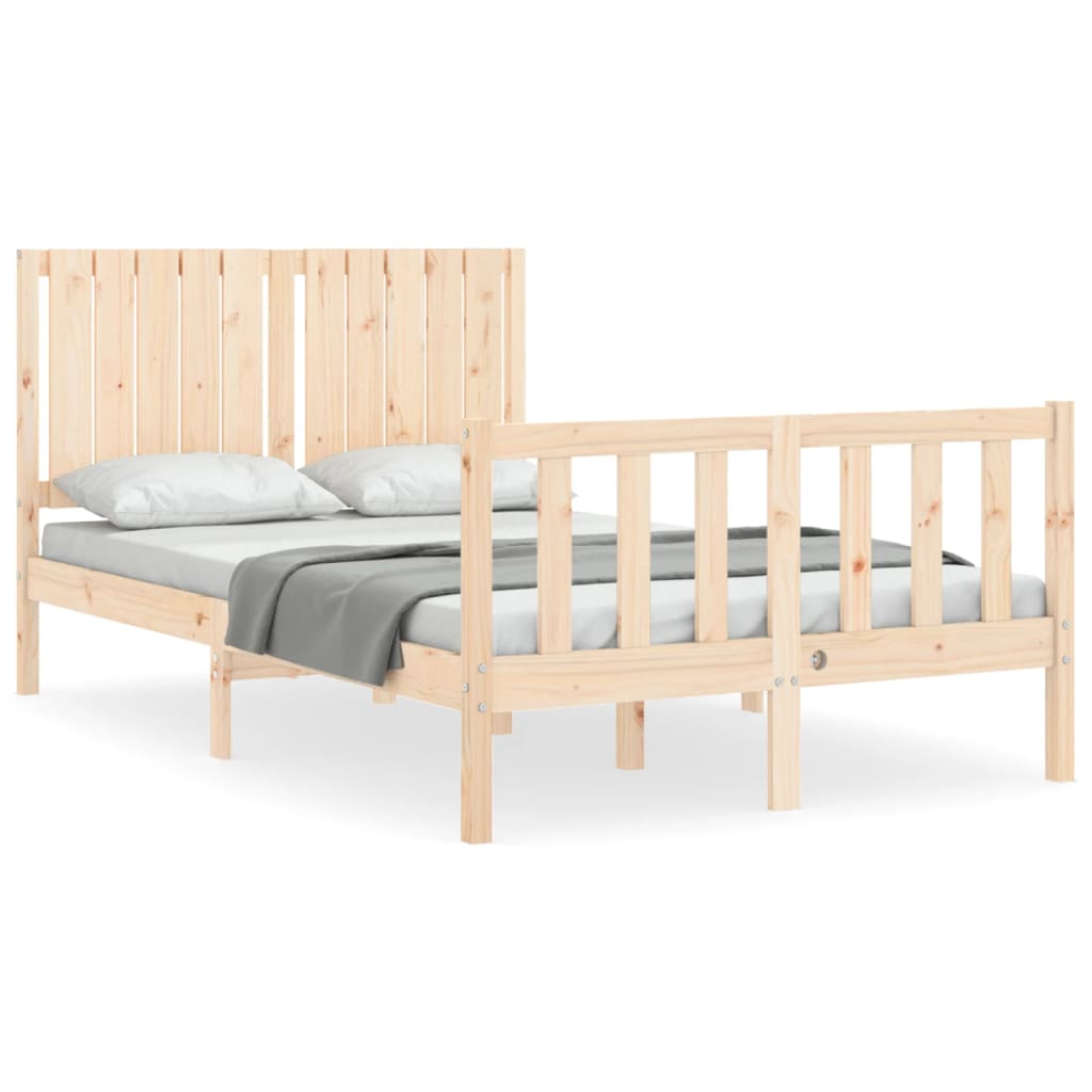 Bed Frame Without Mattress Solid Wood Pine