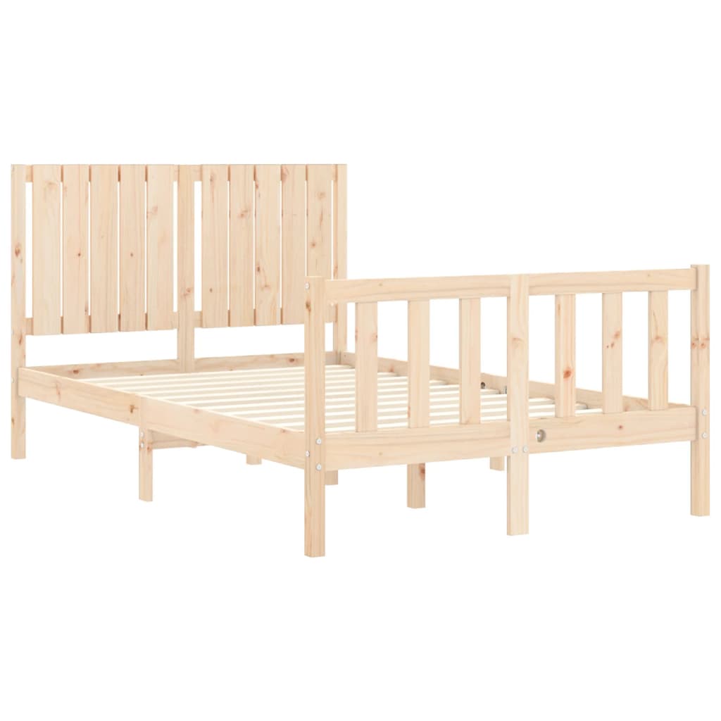 Bed Frame Without Mattress Solid Wood Pine