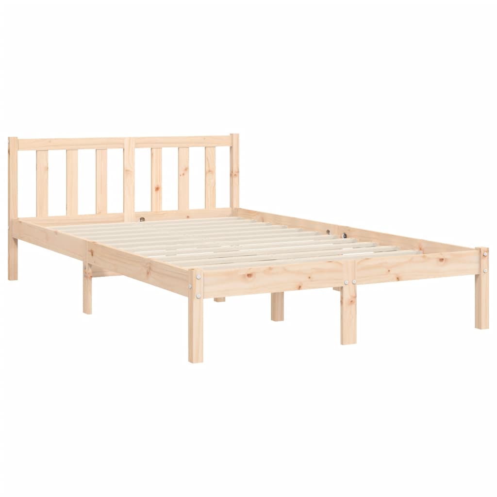 Bed Frame Without Mattress Solid Wood Pine