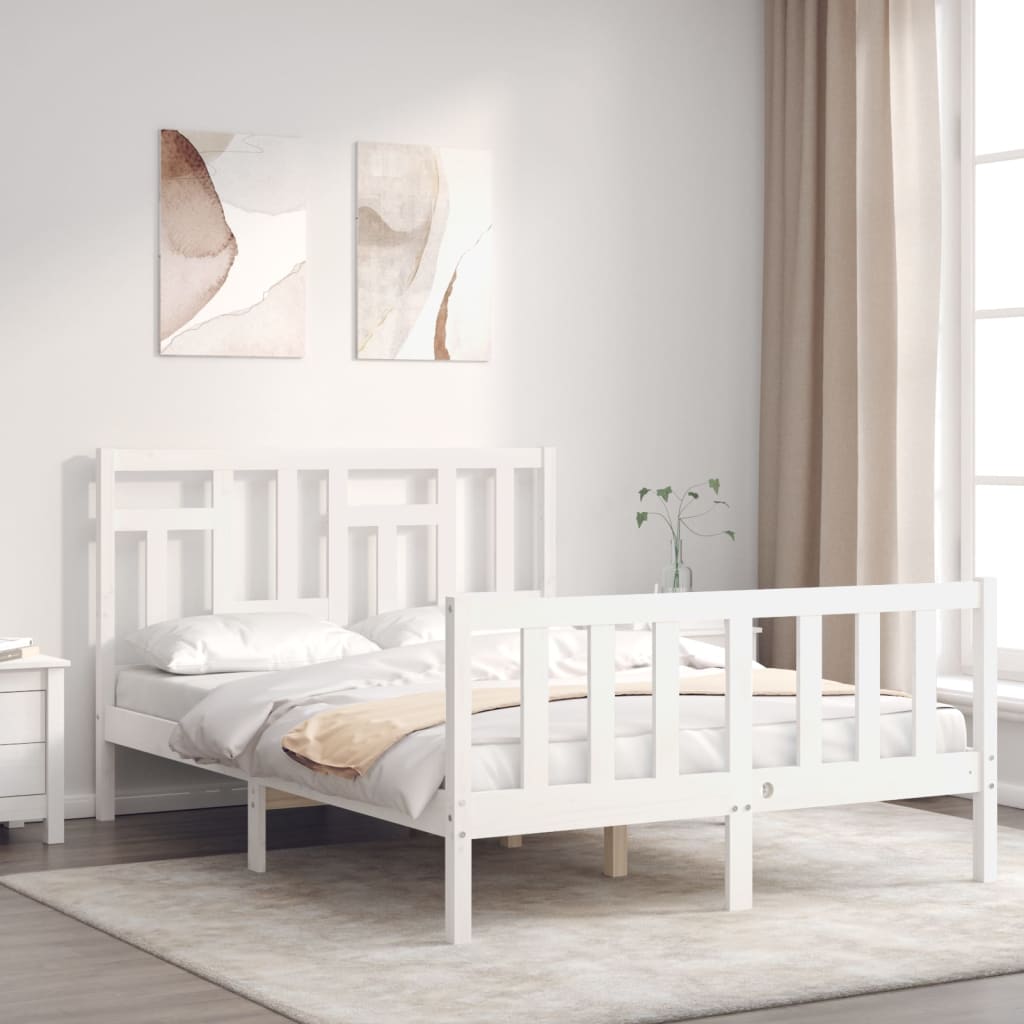 Bed Frame Without Mattress Single Solid Wood Pine