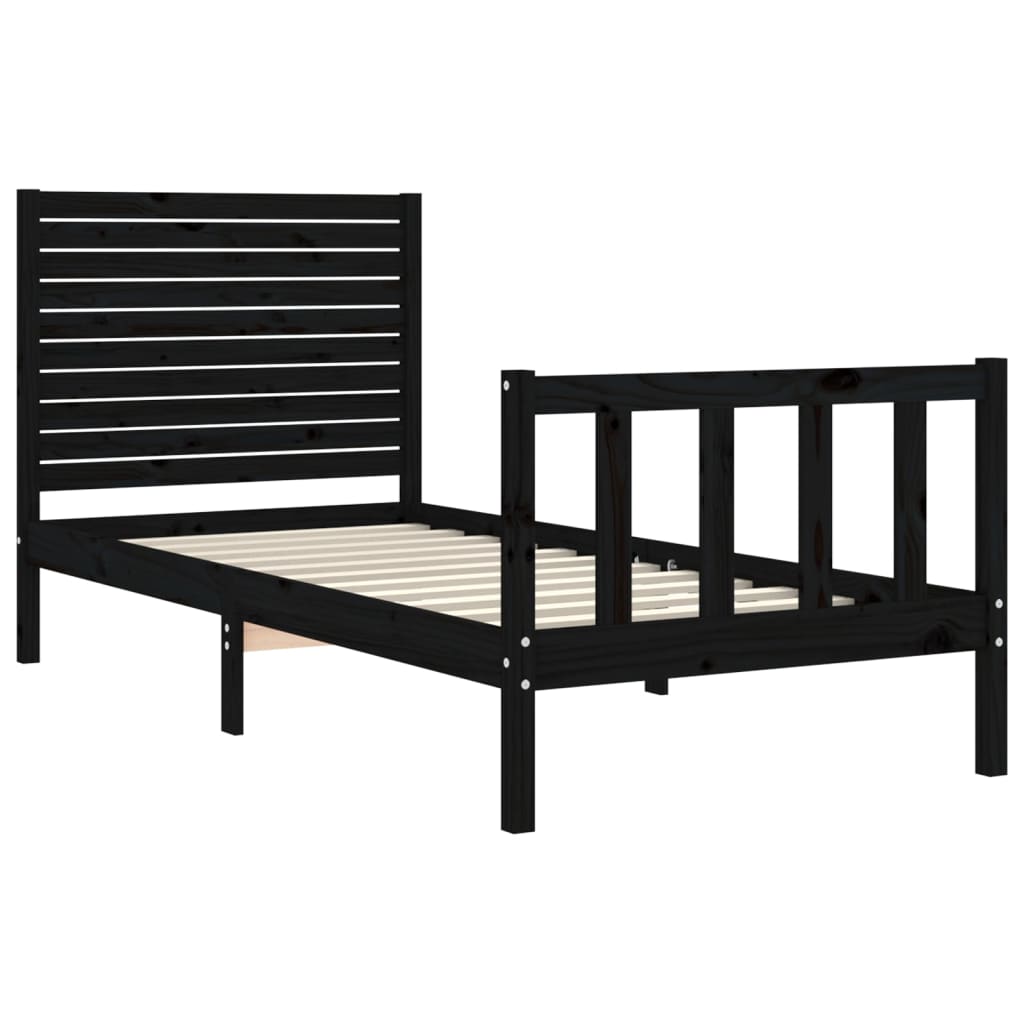 Bed Frame Without Mattress Small Single Solid Wood Pine