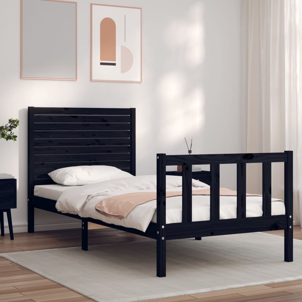 Bed Frame Without Mattress Small Single Solid Wood Pine