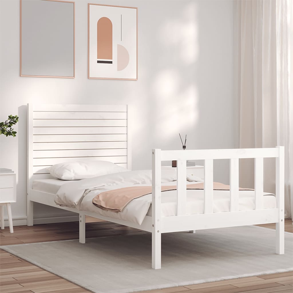 Bed Frame Without Mattress Small Single Solid Wood Pine