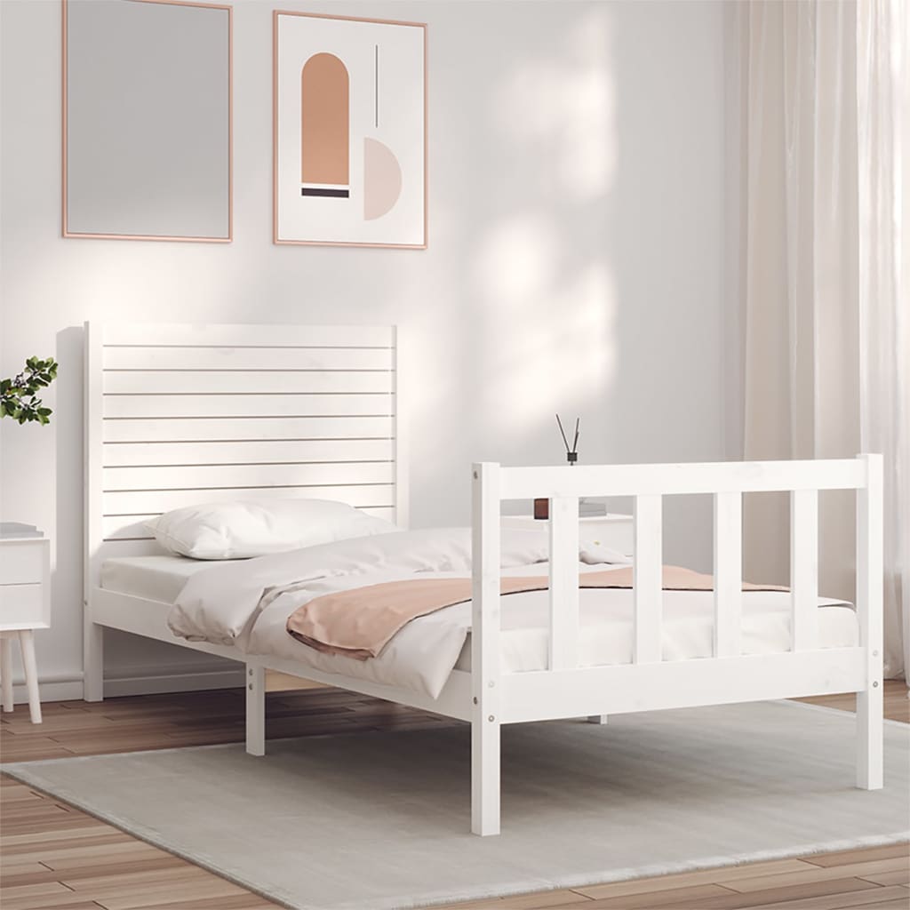 Bed Frame Without Mattress Small Single Solid Wood Pine