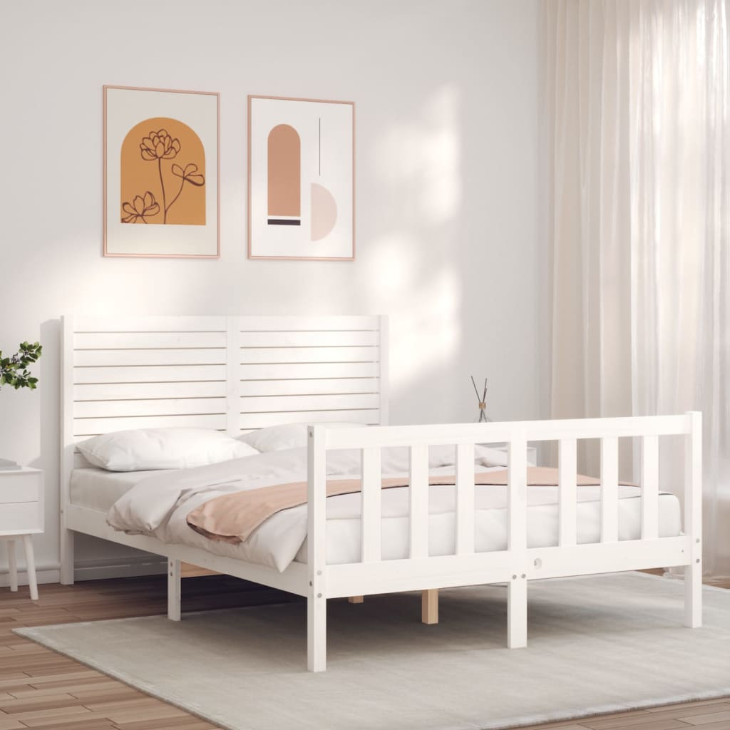 Bed Frame Without Mattress Small Single Solid Wood Pine