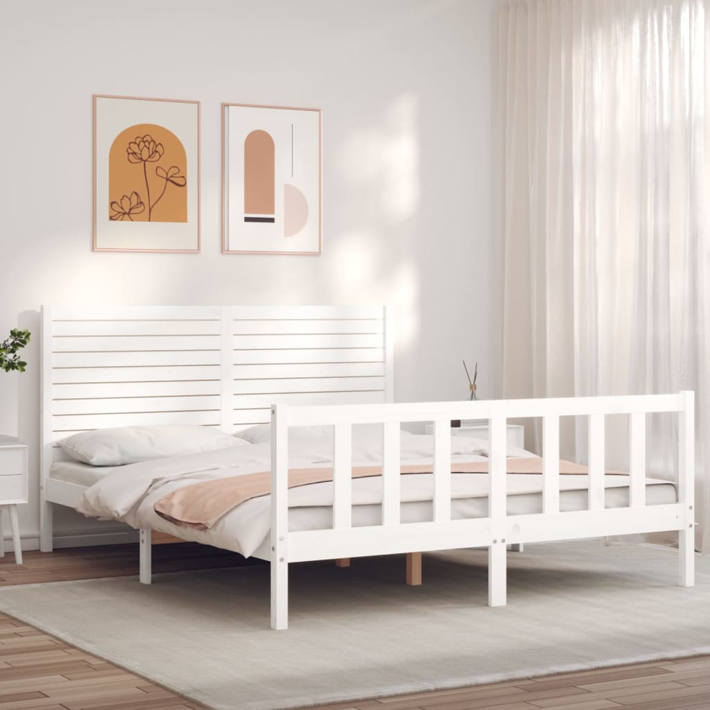 Bed Frame Without Mattress Small Single Solid Wood Pine