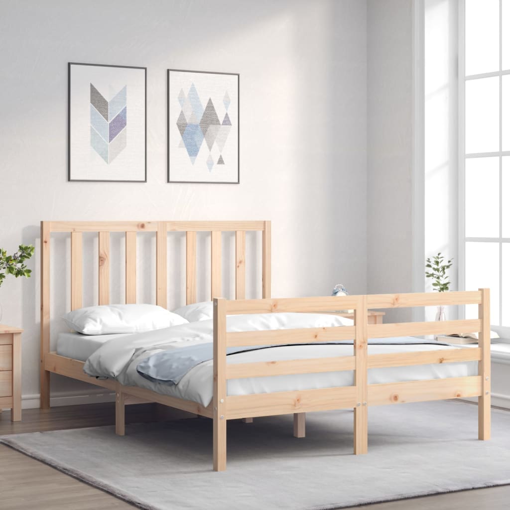 Bed Frame Without Mattress Small Single Solid Wood Pine
