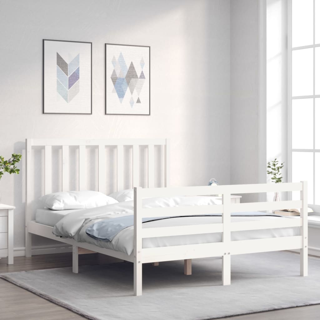 Bed Frame Without Mattress Small Single Solid Wood Pine