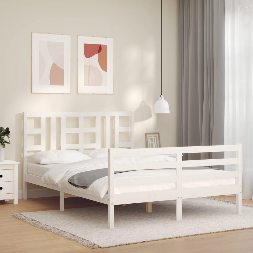 Bed Frame Without Mattress Solid Wood