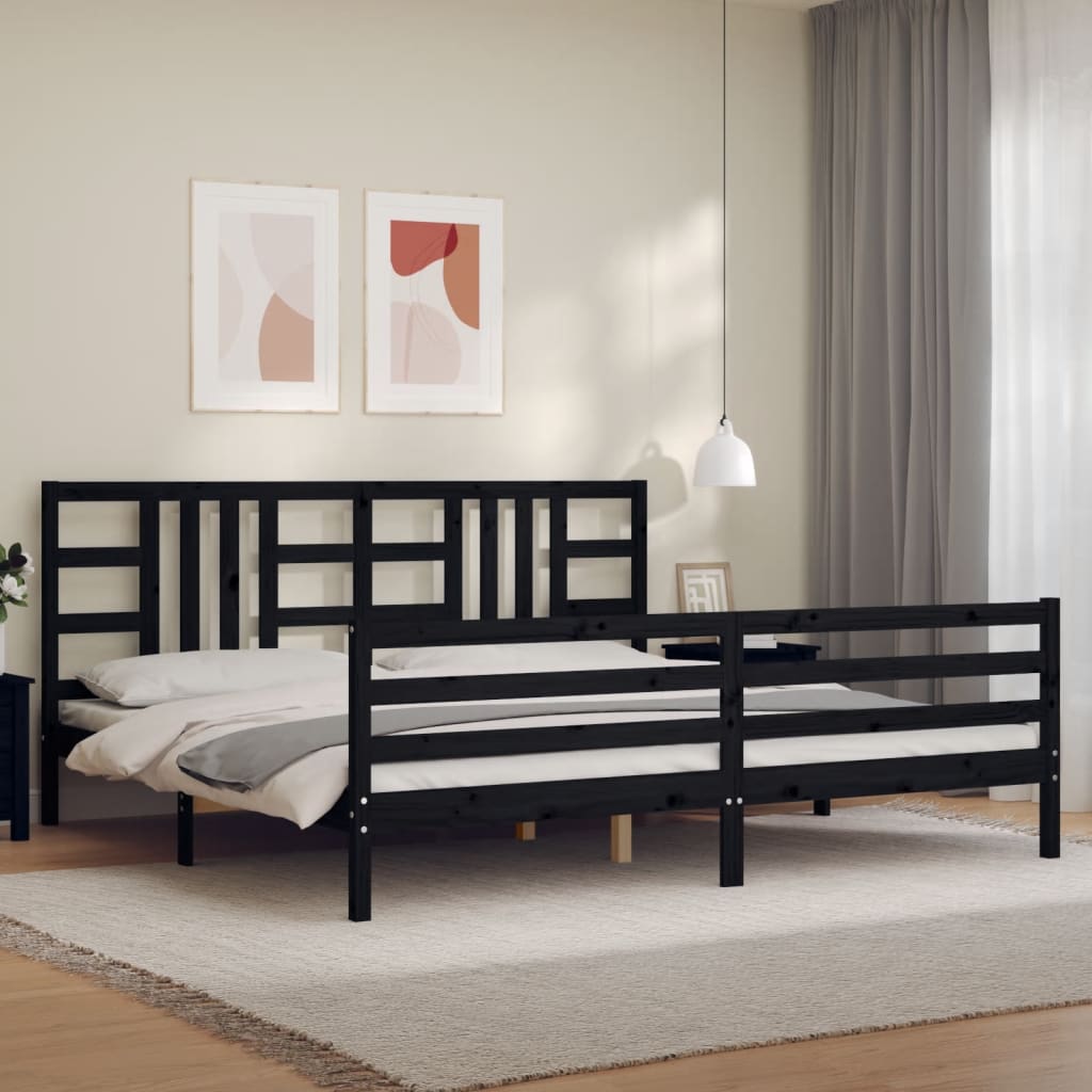 Bed Frame Without Mattress Solid Wood
