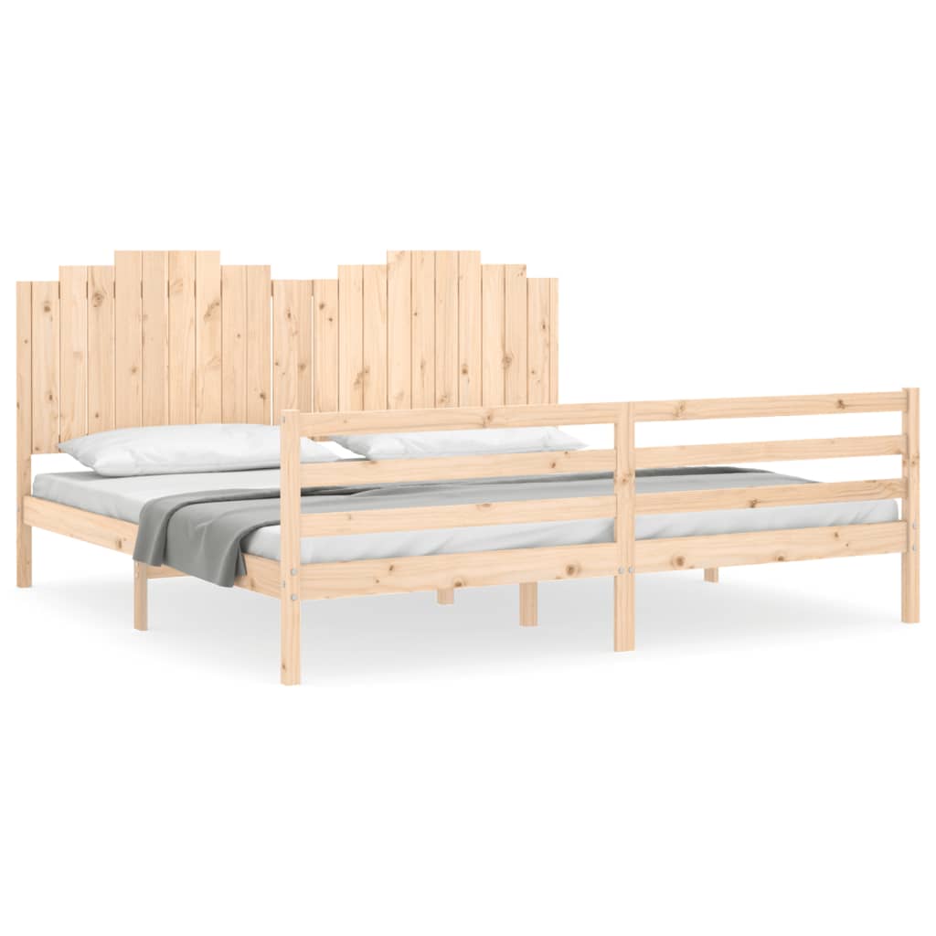 Bed Frame Without Mattress Solid Wood