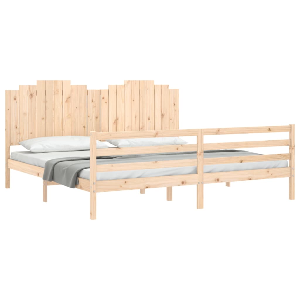 Bed Frame Without Mattress Solid Wood