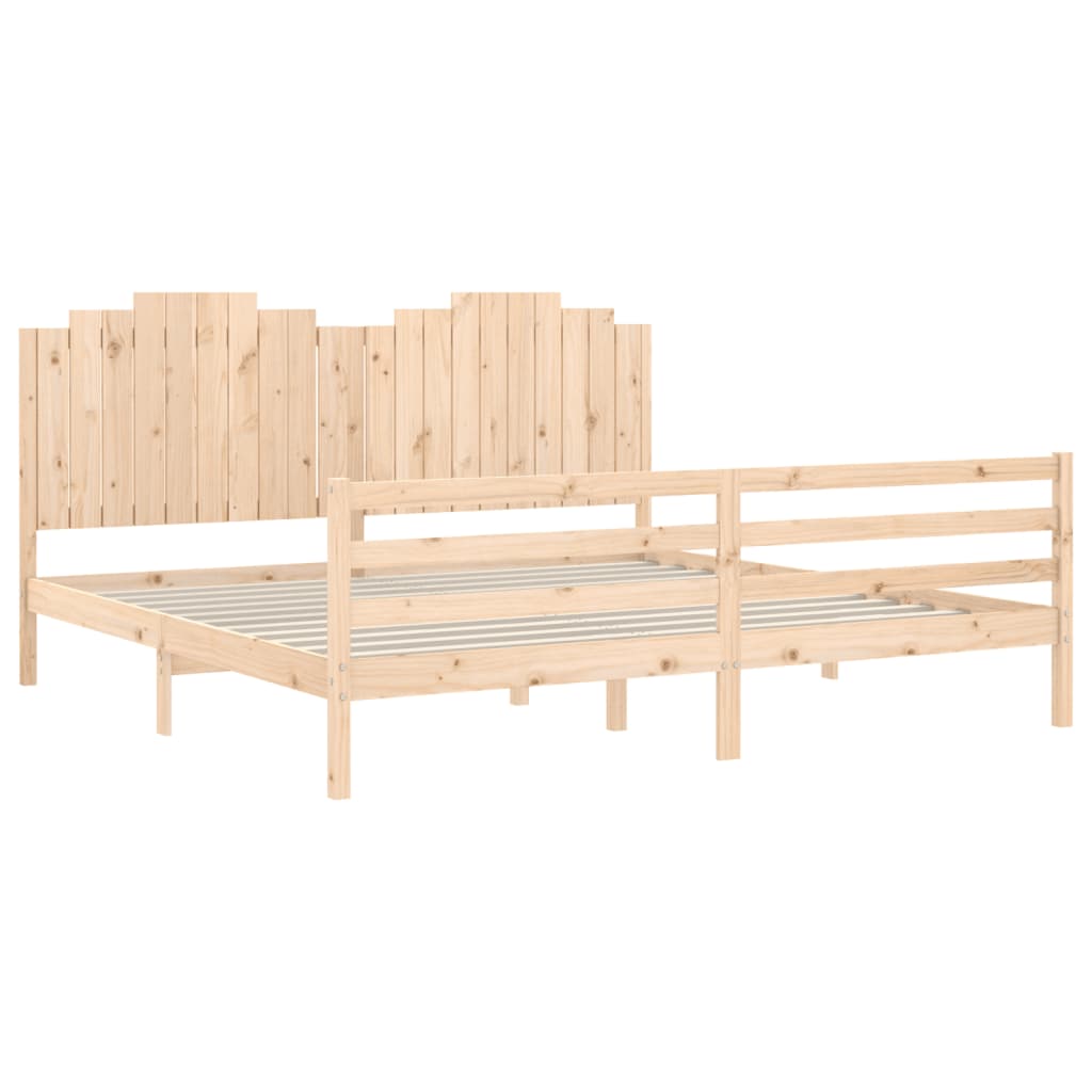 Bed Frame Without Mattress Solid Wood