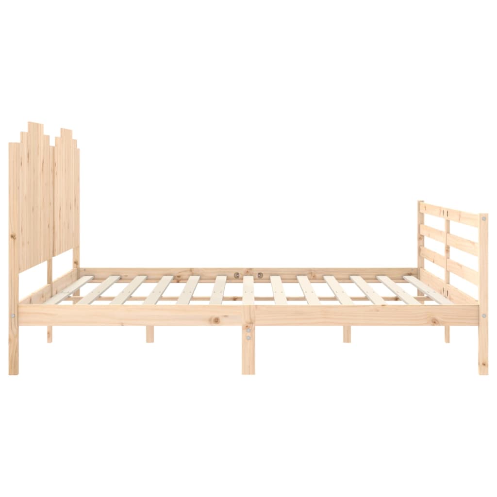 Bed Frame Without Mattress Solid Wood