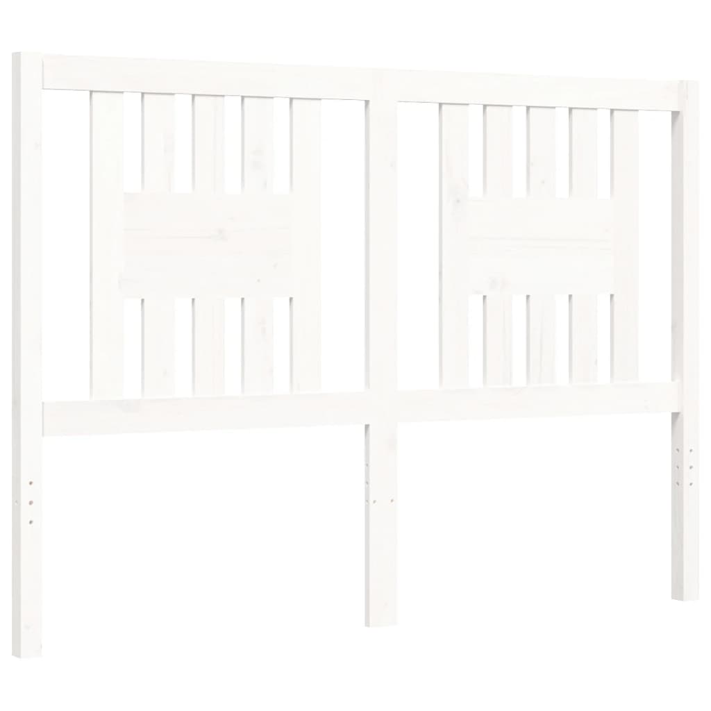 Bed Frame Without Mattress Double Solid Wood