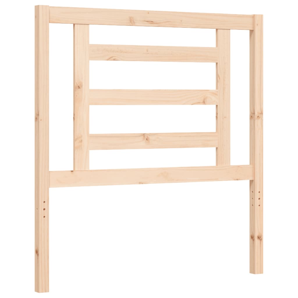Bed Frame Without Mattress Single Solid Wood