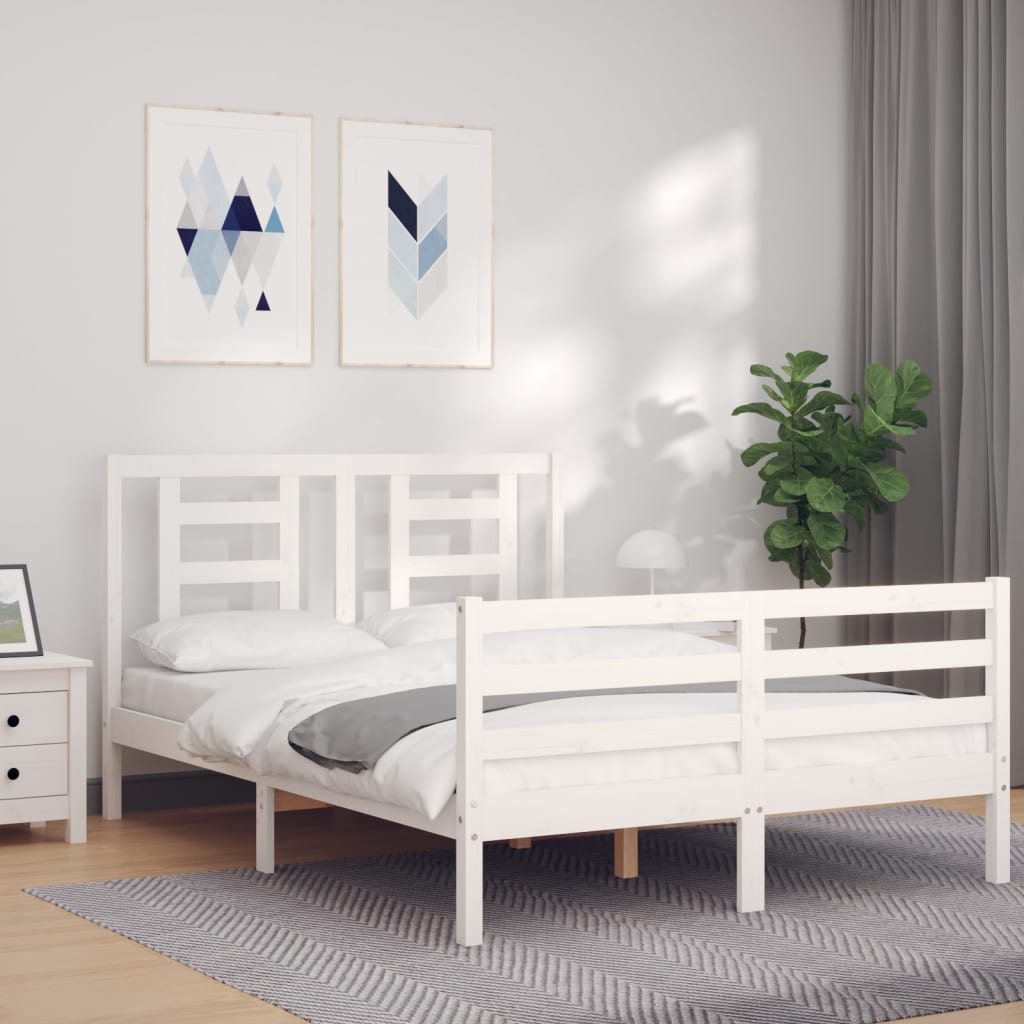 Bed Frame Without Mattress Single Solid Wood