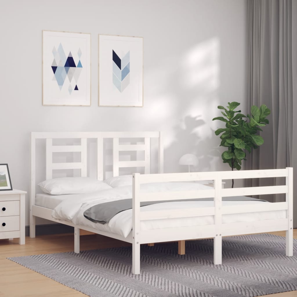 Bed Frame Without Mattress Single Solid Wood