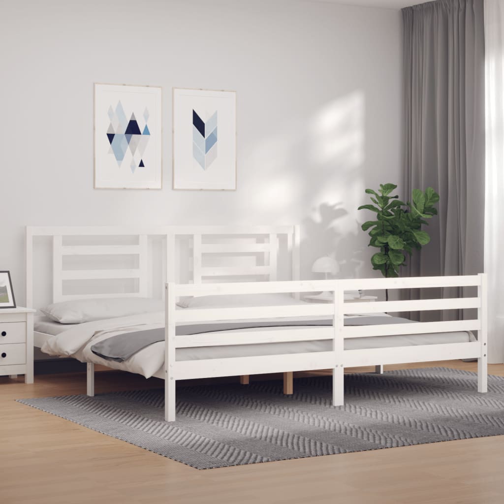 Bed Frame Without Mattress Single Solid Wood