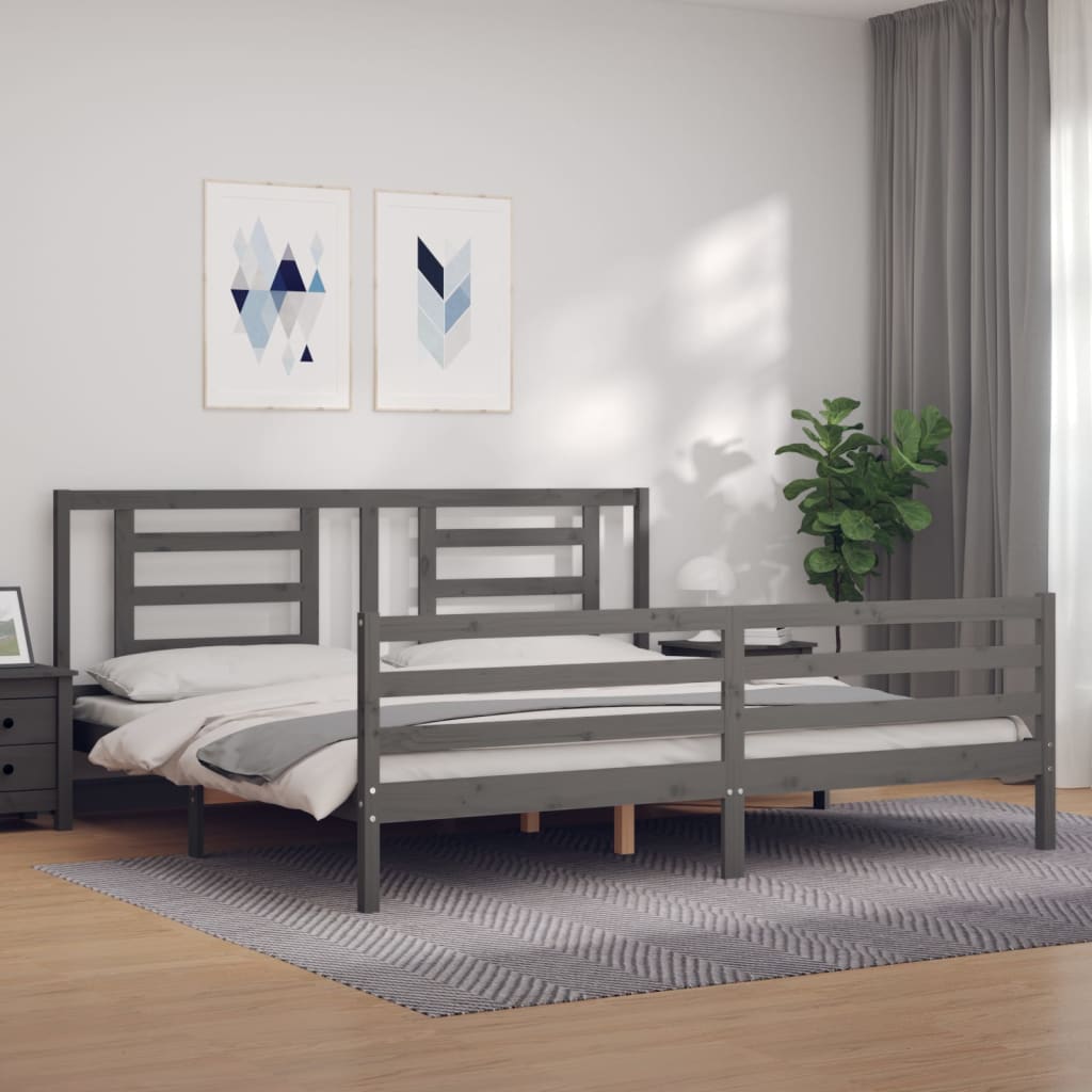 Bed Frame Without Mattress Single Solid Wood