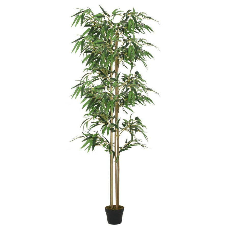 Artificial Bamboo Tree 1216 Leaves 180 cm Green - Massive Discounts